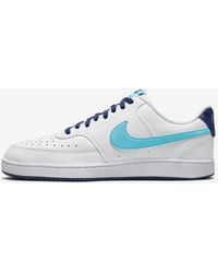 Nike Leather Court Vision Low Sneaker in Black/Black (Black) for Men - Save  24% - Lyst