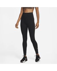 Nike - One High-rise leggings 50% Recycled Polyester - Lyst