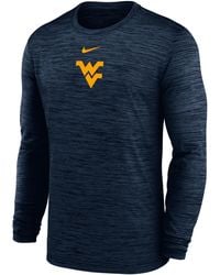 Nike - West Virginia Sideline Velocity Dri-Fit College Long-Sleeve T-Shirt - Lyst