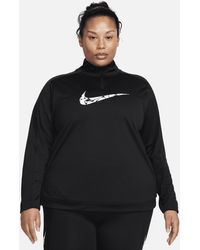 Nike - Swoosh Dri-fit 1/4-zip Mid Layer 50% Recycled Polyester - Lyst
