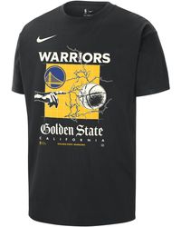 Nike - T-shirt max90 golden state warriors courtside nba - Lyst