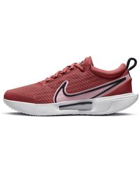 Nike Court Air Zoom Pro Hard Court Tennis Shoes In Red,