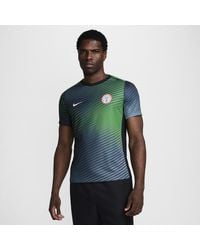 Nike - Nigeria Academy Pro Dri-fit Football Pre-match Short-sleeve Top Polyester - Lyst