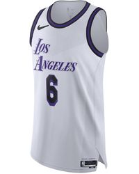 Nike Lebron James Lakers Icon Edition Nba Authentic Jersey in