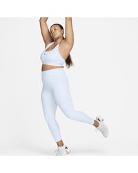 Nike - Leggings a 7/8 a vita alta con tasche e sostegno medio universa - Lyst