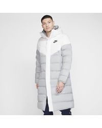 nike men's long parka