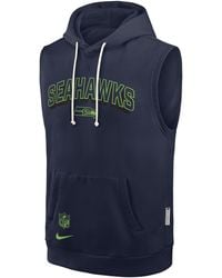 Nike - Seattle Seahawks Sideline Dri-Fit Nfl Sleeveless Pullover Hoodie - Lyst