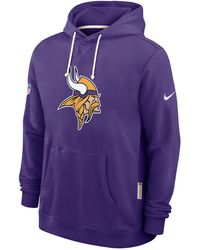Nike - Minnesota Vikings Initial Home Sideline Dri-Fit Nfl Pullover Hoodie - Lyst
