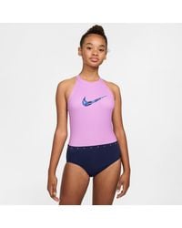Nike - Gymnastics Halter Neck Performance Leotard - Lyst