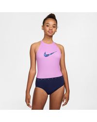 Nike - Gymnastics Halter Neck Performance Leotard - Lyst