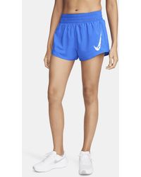 Nike - One Dri-fit Mid-rise 8cm (approx.) Brief-lined Shorts Polyester - Lyst