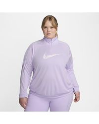 Nike - Swoosh Dri-fit 1/4-zip Mid Layer Polyester - Lyst
