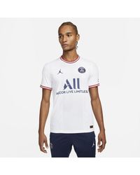 Nike Jordan Paris Saint-germain Mesh Jersey in Black for Men | Lyst