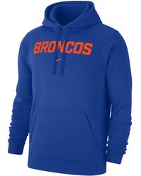 Nike - Boise State Club Fleece College Pullover Hoodie - Lyst