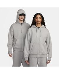 Nike - Felpa in fleece con cappuccio e zip a tutta lunghezza x mmw - Lyst