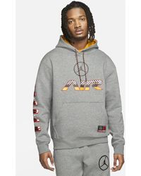 Felpa Jordan con cappuccioNIKE X OFF-WHITE in Cotone da Uomo colore Bianco  | Lyst