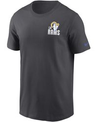 Los Angeles Rams Nike Blitz Essential T-Shirt - Anthracite