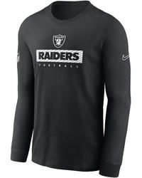 Nike - Las Vegas Raiders Sideline Team Issue Dri-fit Nfl Long-sleeve T-shirt - Lyst