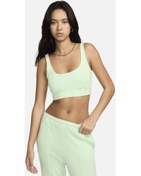 Nike - Sportswear Chill Terry Slim French Terry Cropped Tank Top - Lyst