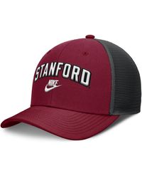 Nike - Stanford Legacy Arch Rise Dri-Fit College Trucker Adjustable Hat - Lyst