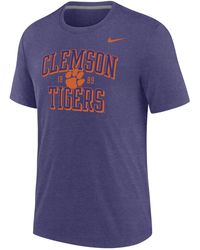 Nike - Clemson College T-shirt - Lyst