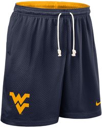Nike - West Virginia Sideline Reversible Menâ Dri-Fit College Shorts - Lyst