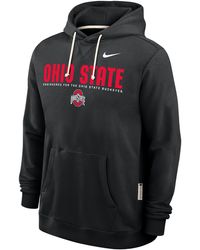 Nike - Ohio State Sideline Dri-Fit College Pullover Hoodie - Lyst