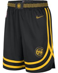 Nike - Golden State Warriors 2023/24 City Edition Dri-fit Nba Swingman Shorts 50% Recycled Polyester - Lyst