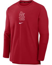 Nike - St. Louis Cardinals Authentic Collection Player Dri-fit Mlb Pullover Jacket - Lyst