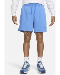 Nike - Club Fleece French Terry Flow Shorts Cotton - Lyst