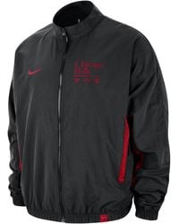 Nike - Chicago Bulls Dna Courtside Nba Woven Graphic Jacket Polyester - Lyst