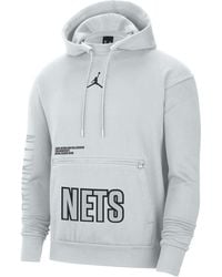 Nike Brooklyn Nets Essential NBA Fleece Pullover Hoodie Black - BLACK
