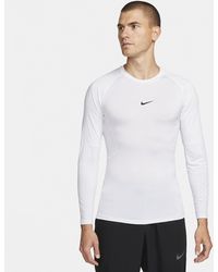 Nike - Pro Dri-fit Tight Long-sleeve Fitness Top - Lyst