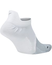 Nike Elite Lightweight No-show Running Socks - White