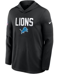 Nike - Detroit Lions Pass Accuracy Dri-Fit Nfl Long-Sleeve Hooded Top - Lyst