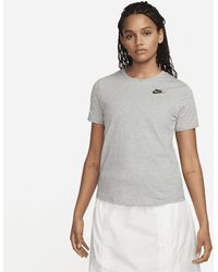 Nike - Sportswear Club Essentials T-shirt Cotton - Lyst