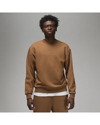 COTTON FLEECE WORDMARK CREW NECK