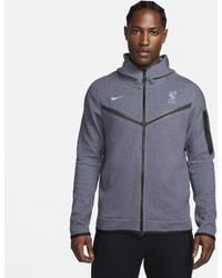 Nike - Felpa con cappuccio e zip a tutta lunghezza liverpool fc tech fleece windrunner da uomo - Lyst