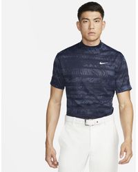 Tiger Woods Mock Neck Golf Polo 