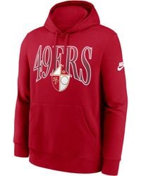 Nike - San Francisco 49Ers Rewind Club Nfl Pullover Hoodie - Lyst