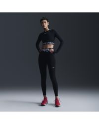Nike - Pro Sculpt Lange Legging Met Hoge Taille Voor - Lyst
