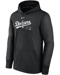 Nike - Los Angeles Dodgers Authentic Collection Practice Therma Mlb Pullover Hoodie - Lyst