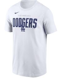 Nike - Los Angeles Dodgers Home Team Bracket Mlb T-shirt - Lyst