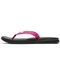 women's nike navy blue flip flops