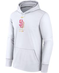 Nike - San Diego Padres City Connect Practice Therma Mlb Pullover Hoodie - Lyst