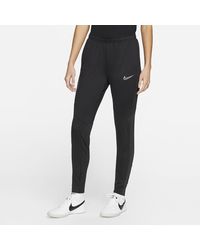Nike Pantaloni da calcio in maglia dri-fit strike - Nero