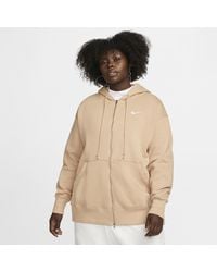 Nike - Sportswear Phoenix Fleece Oversized Full-zip Hoodie Cotton - Lyst