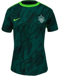 Nike - Washington Spirit 2025 Nwsl Short-Sleeve Pre-Match Top - Lyst