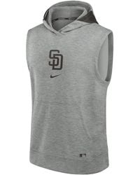 Nike - San Diego Padres Authentic Collection Early Work Men's Dri-fit Mlb Sleeveless Pullover Hoodie - Lyst