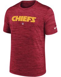 Nike Men's Dri-Fit Sideline Velocity (NFL Kansas City Chiefs) Long-Sleeve T-Shirt in Grey, Size: Medium | 00KX06G7G-078